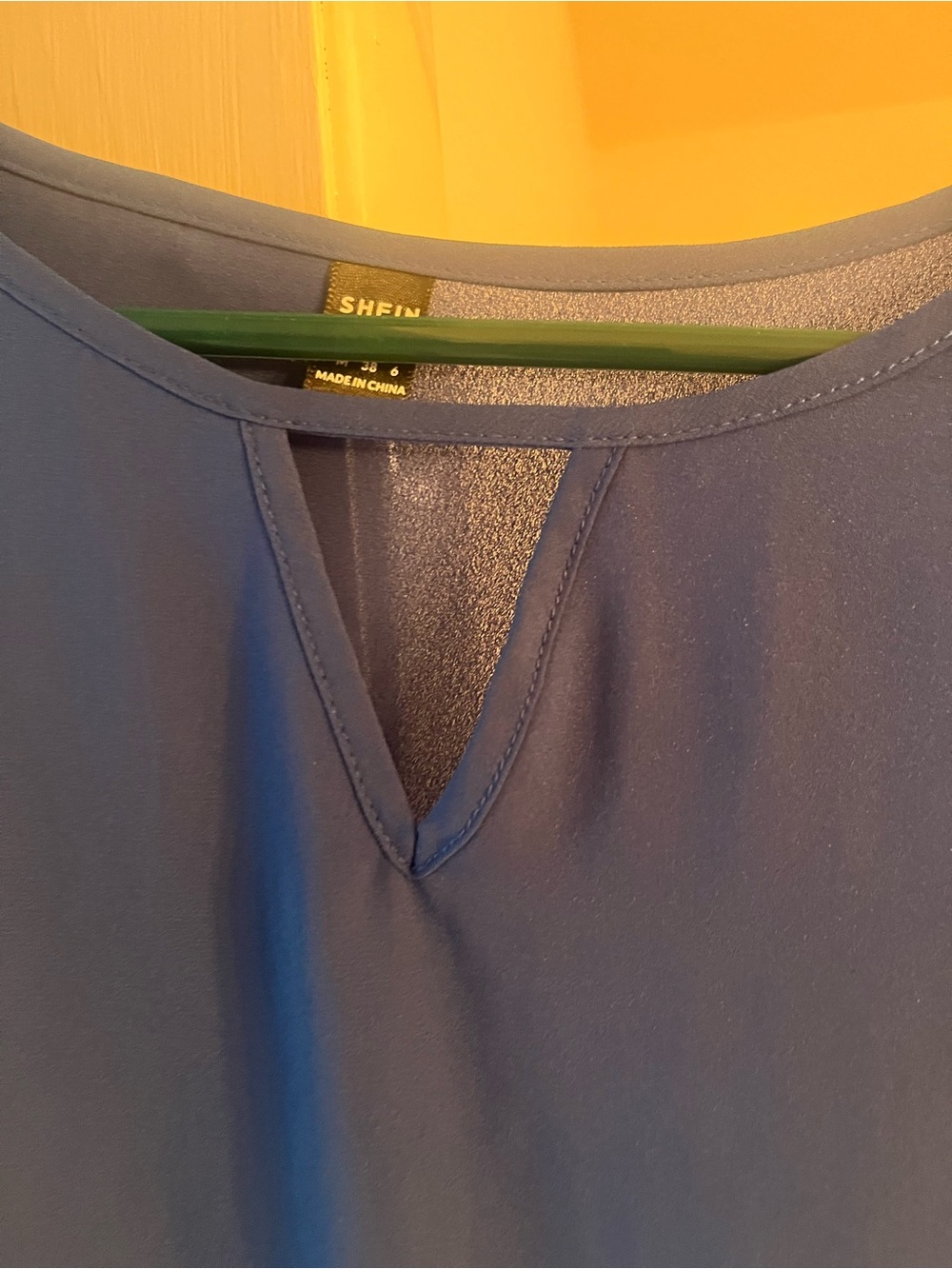 SHEIN Royal Blue Crewneck Top